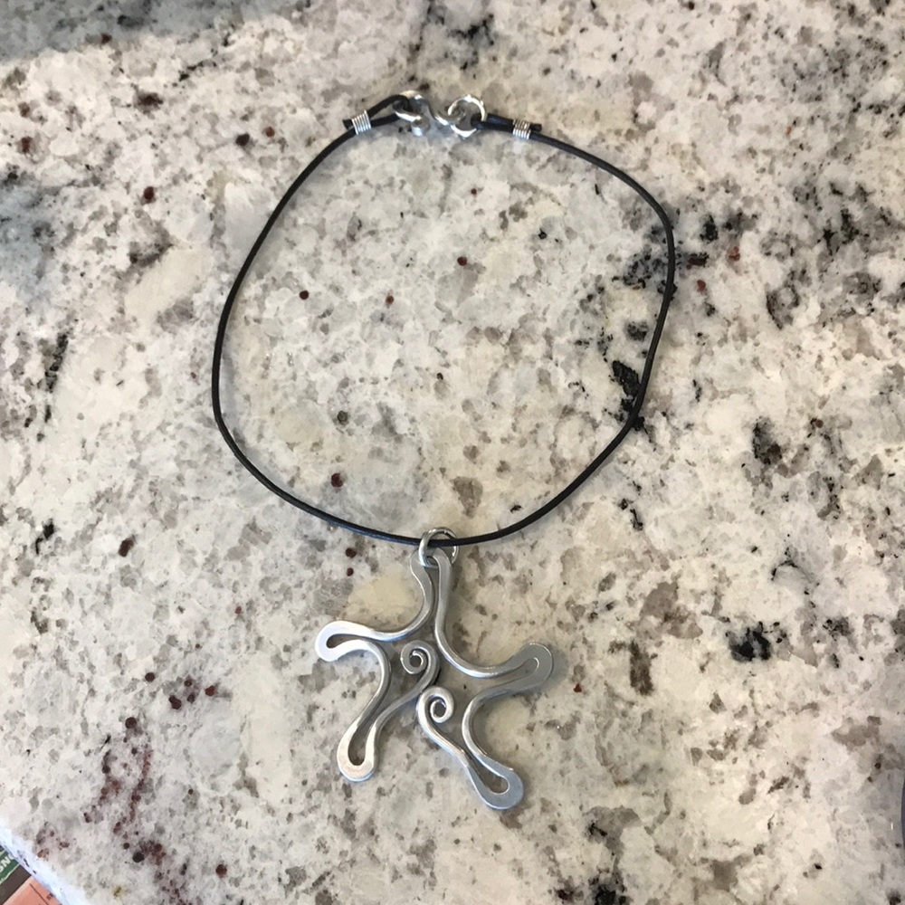 Sea Star Necklace (Leather Cord)
